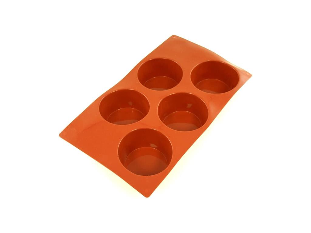 Silicone Baking Mould / 5 Moulds / 35x80
