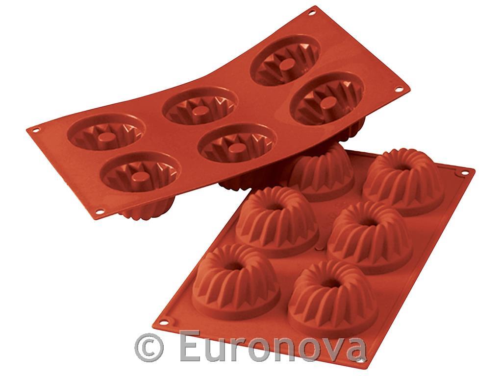 Silicone Mould / 6-Part / 36x70mm