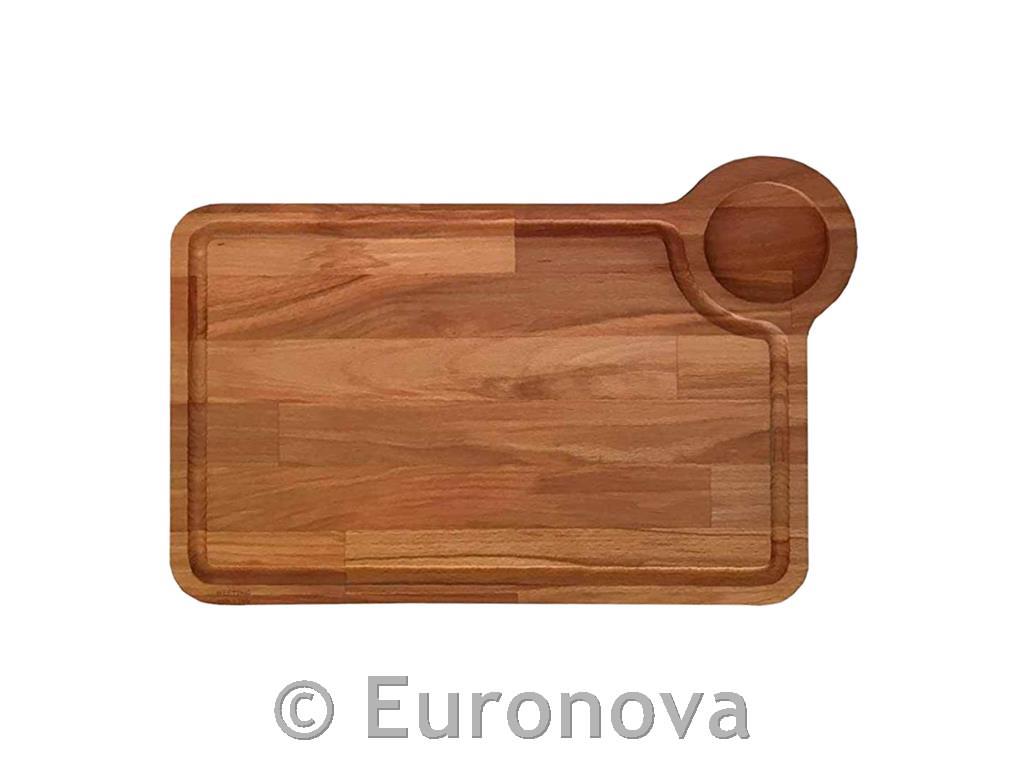 Wooden serving board / 45x30x2 cm