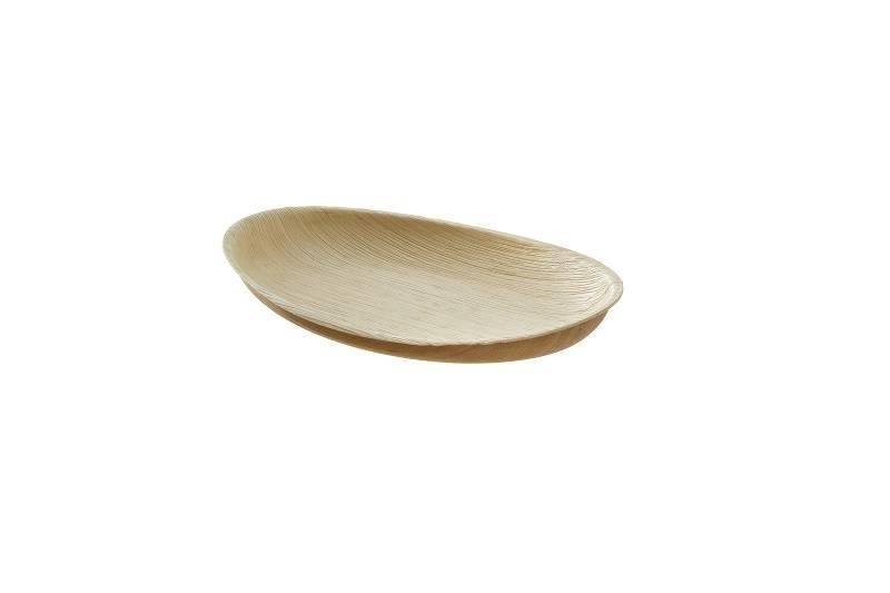 Eco Oval Plate / 29x20cm / Palm / 12pcs