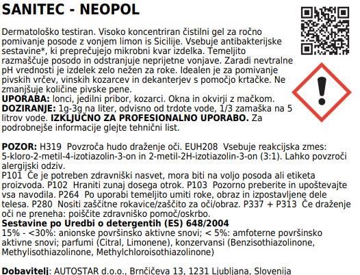Neopol / 1L / Concentrated Hand Dishwash