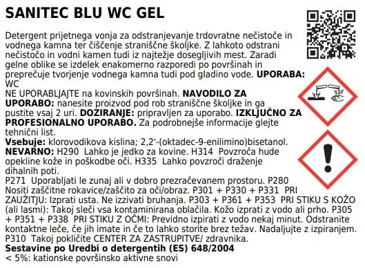 ECO WC Gel /750ml/ Cleaner & Descaler