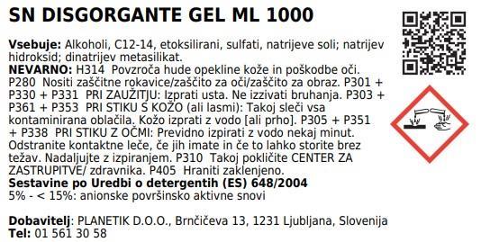 Unblocker Gel /900ml/ Drain Unblocking