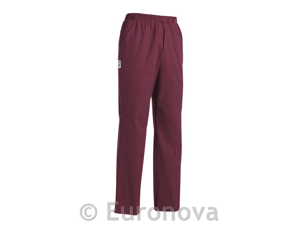 Chef Pants / Coulisse / Bordeaux / M