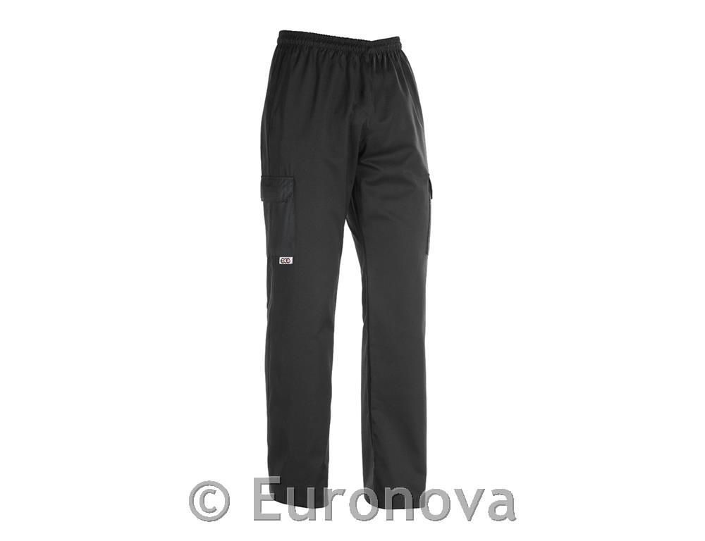 Chef Pants / Coulisse Pocket / Black / M