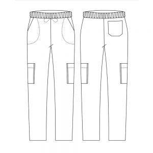 Chef Pants / Coulisse Pocket / Sir / S