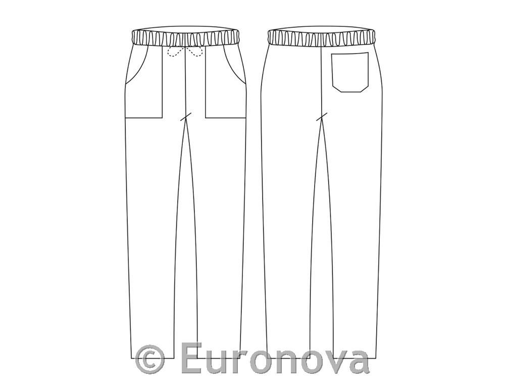 Chef Pants / Coulisse Pocket / White/XS
