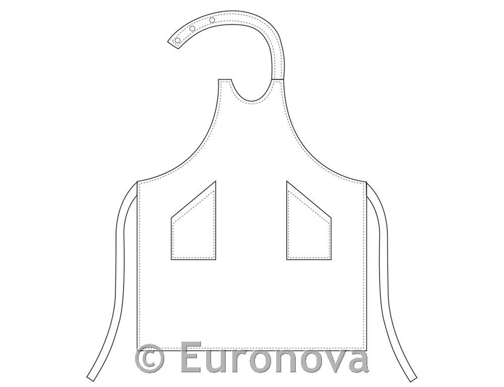 Apron Woman / 75x75cm / Sommy / Black