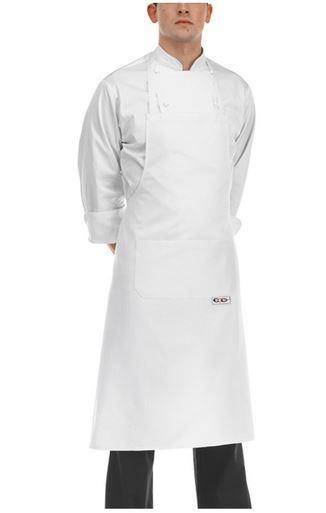 Chef Apron / 90x70cm / White / 2 pcs