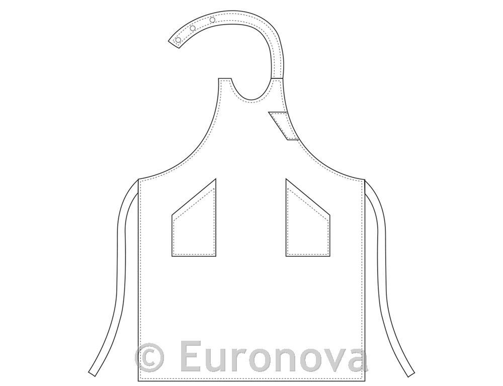Sommelier Apron / 100x95cm / Black