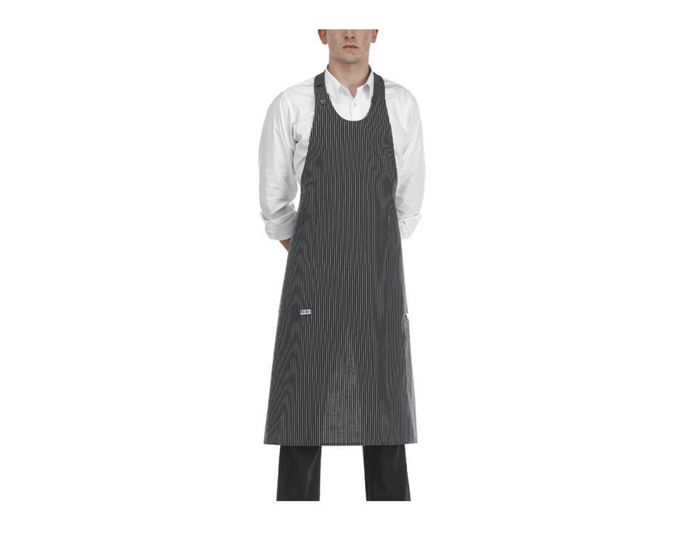 Sommelier Apron / 100x95cm / Gray Stripe