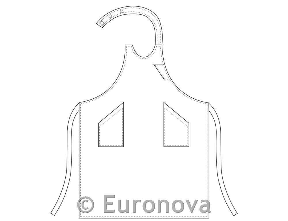 Sommelier Apron / 100x95cm /Bordeaux Str