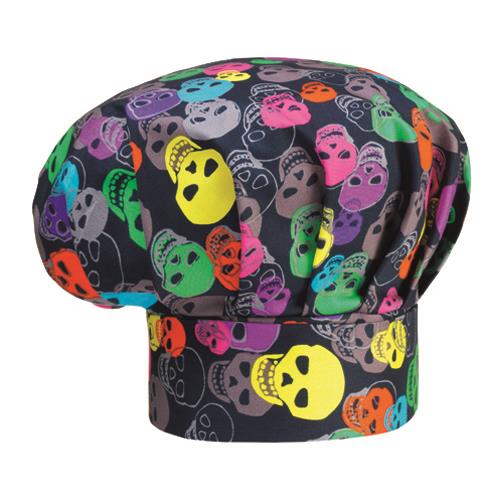 Chef's Hat / High / Skulls Color / 2 pcs