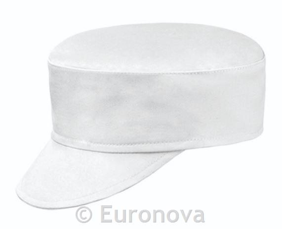 Chef's Hat / w/ Visor / White / 2 pcs