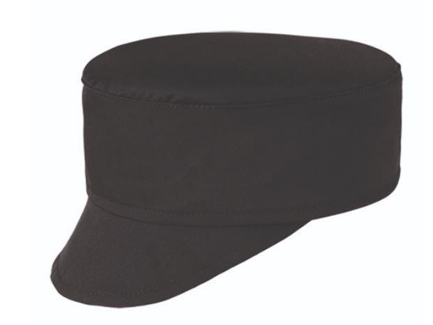 Chef's Hat / w/ Visor / Black / 2 pcs