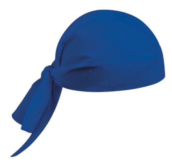 Chef Head Wrap / Bandana / Royal Blue /