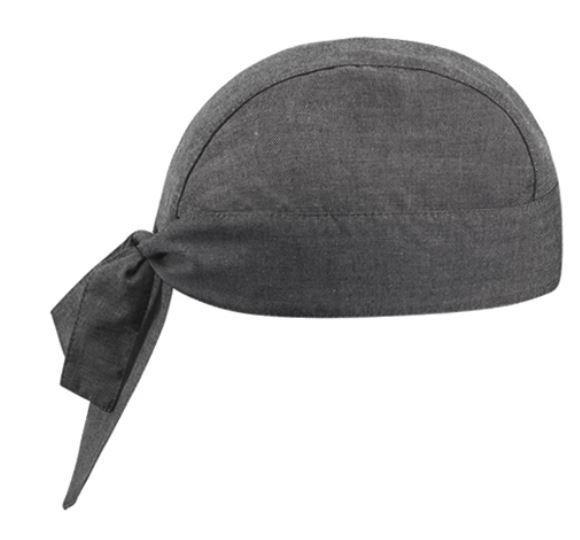 Chef Head Wrap / Bandana / Gray Mix / 2