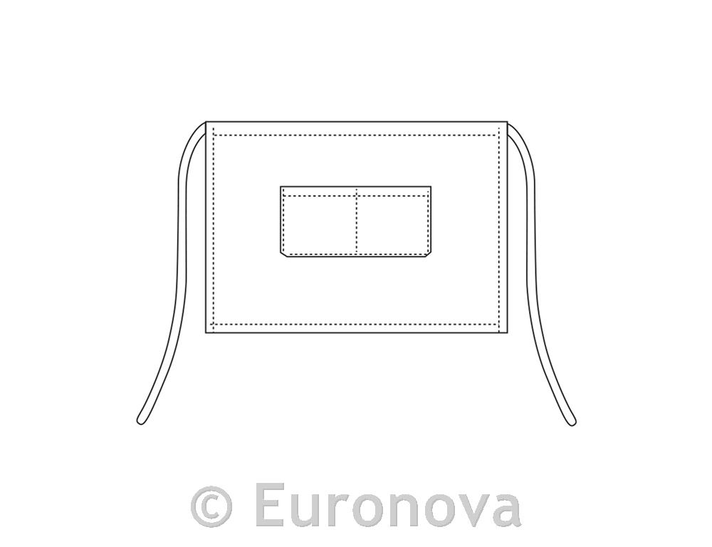 Bartender Apron / 40x70cm /Gray Mix/2pcs