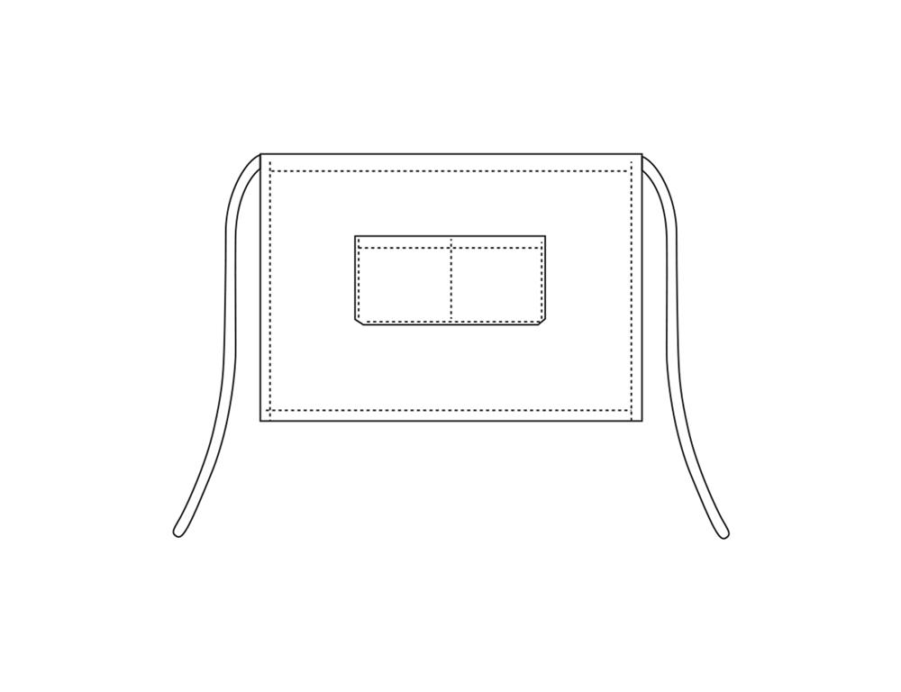 Bartender Apron / 40x70cm / Host Brown