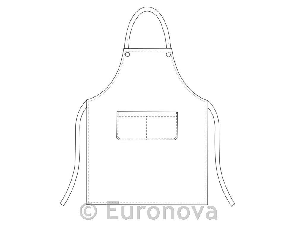 Chef Apron / 90x70cm / Rock Brown / 2 pc