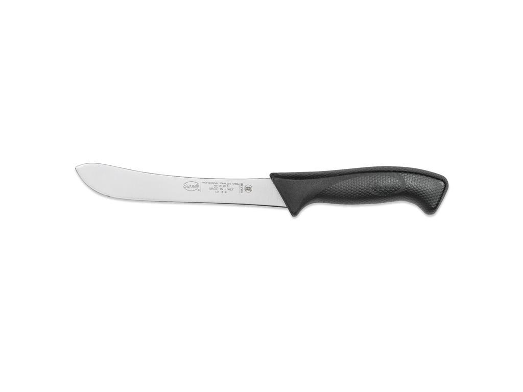 Butcher's Knife / 18cm / Scimitar / Blac