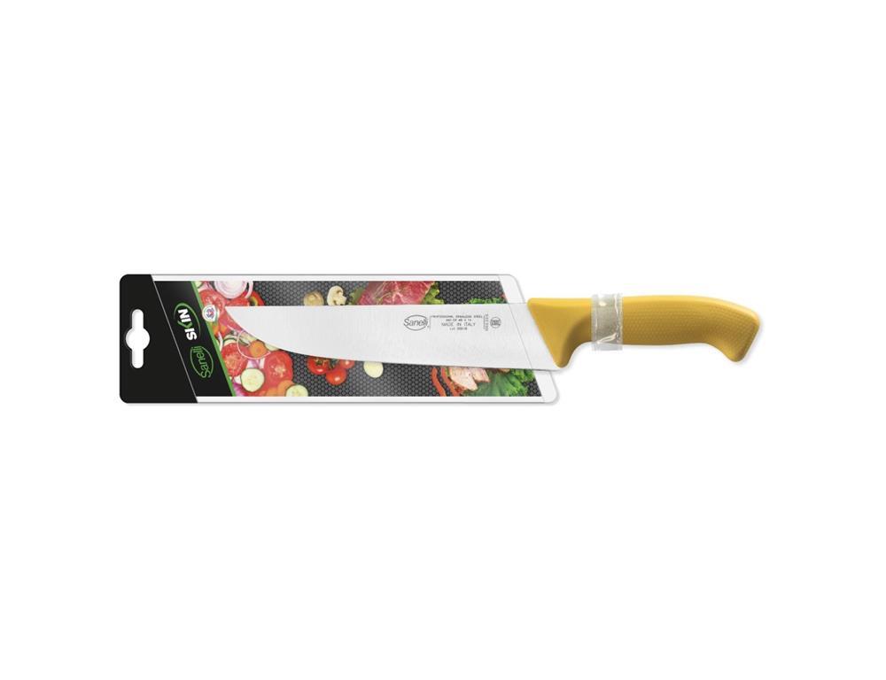 Butcher's Knife / 22cm / Yellow / Skin