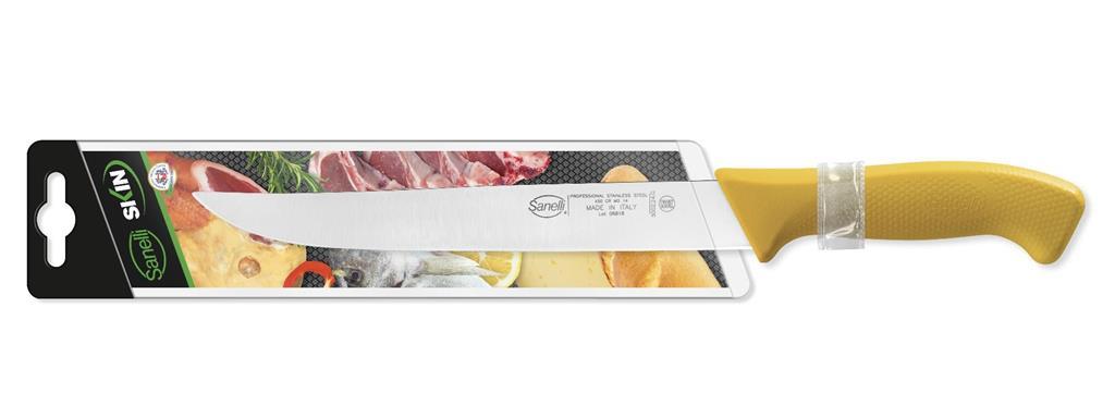 Roast meat knife / 24cm / Yellow / Skin