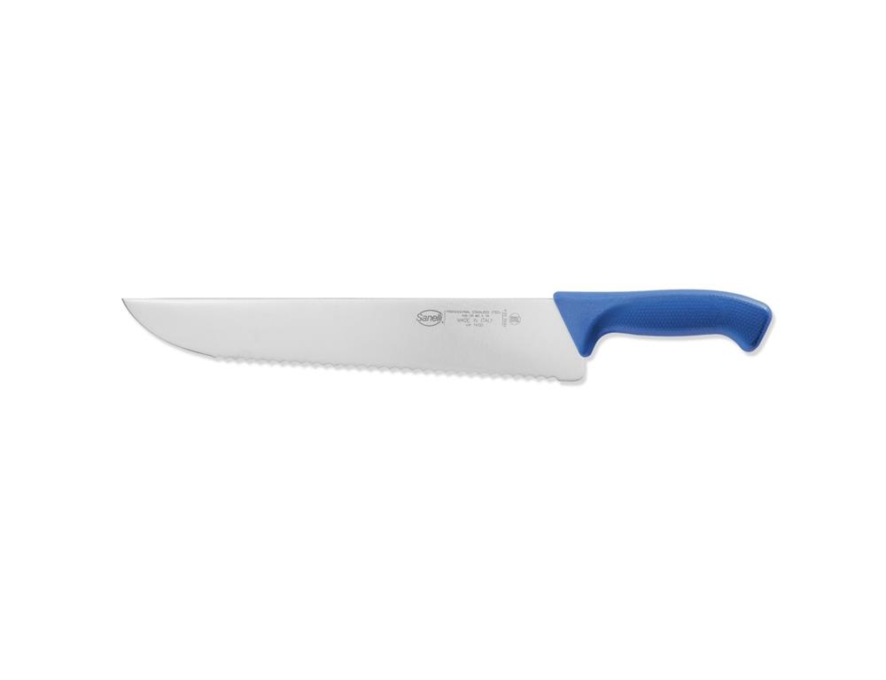 Fish Knife /33cm/ Serrated / Blue / Skin