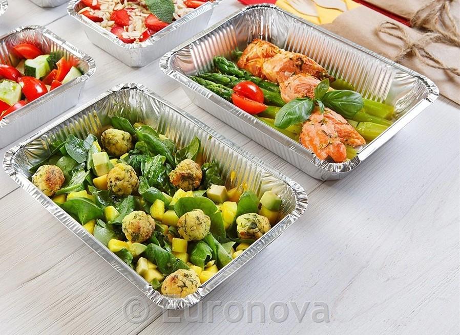 Alu Container /1112ml/ 23x18x4cm/ 100pcs