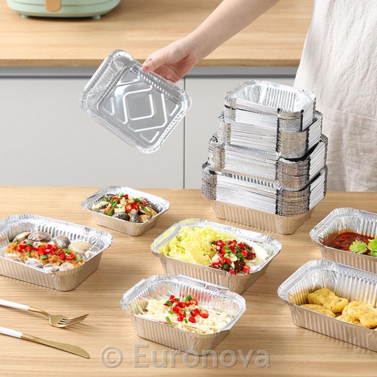 Alu Container /865ml/ 21x15x4cm/ 100pcs