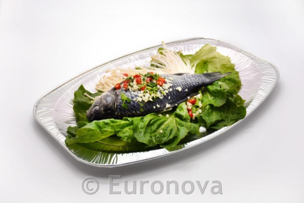 Alu Disposable Oval Tray /43x28cm/ 10pcs