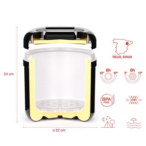 Thermo Container for Ice / 4L / Black