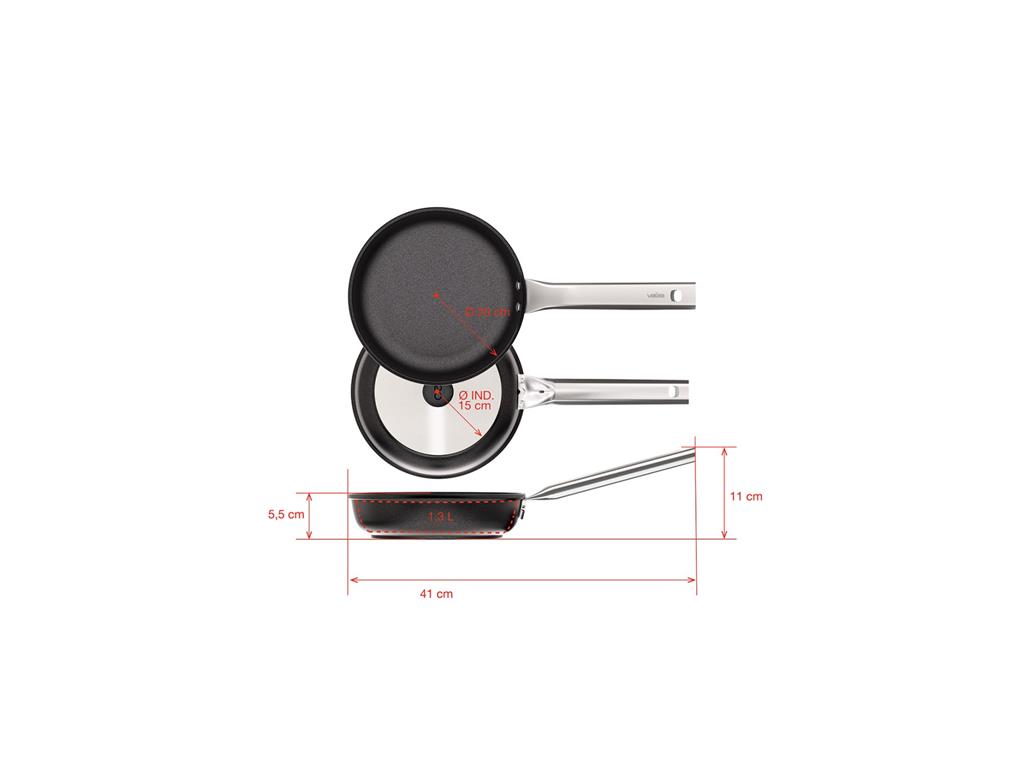 Aluminum pan / 20cm / 3mm / Nonstick