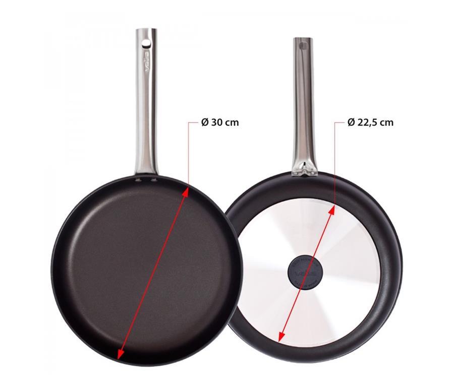 Aluminum pan / 30cm / 3mm / Nonstick