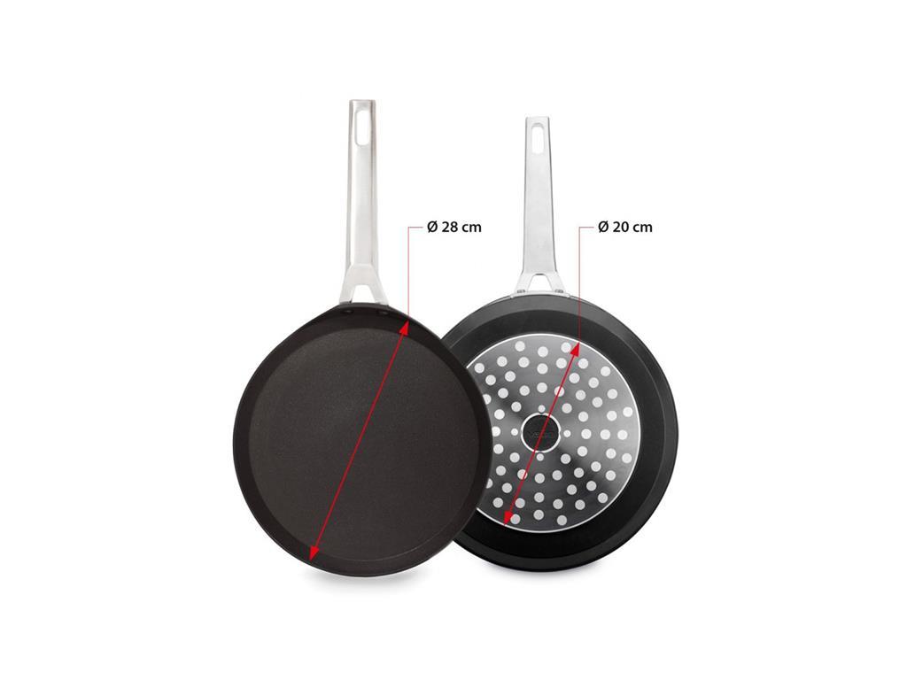 Alu Crepes Pan / 28cm /3mm/ Nonstick