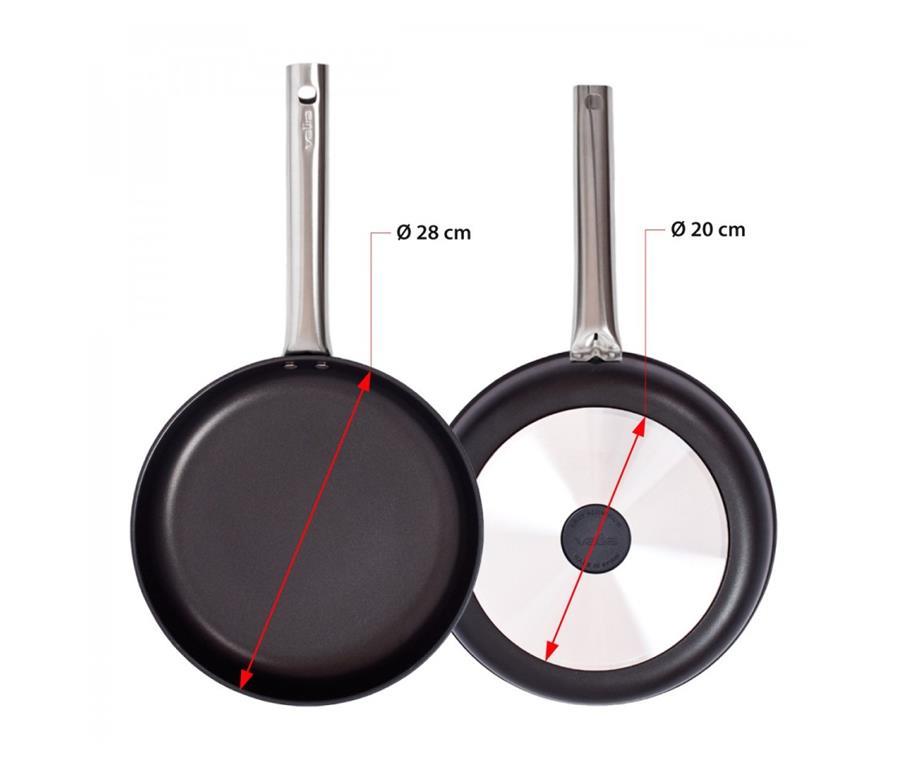 Aluminum pan / 28cm /3mm/ Nonstick