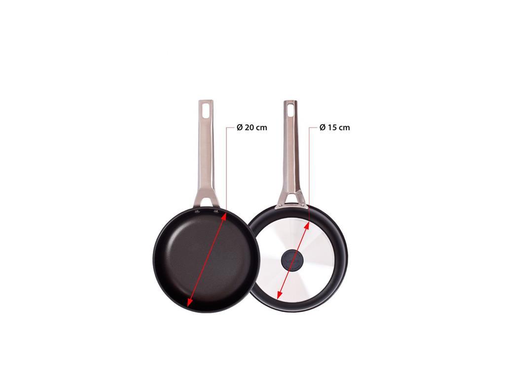 Aluminum pan / 20cm / 3mm / Nonstick