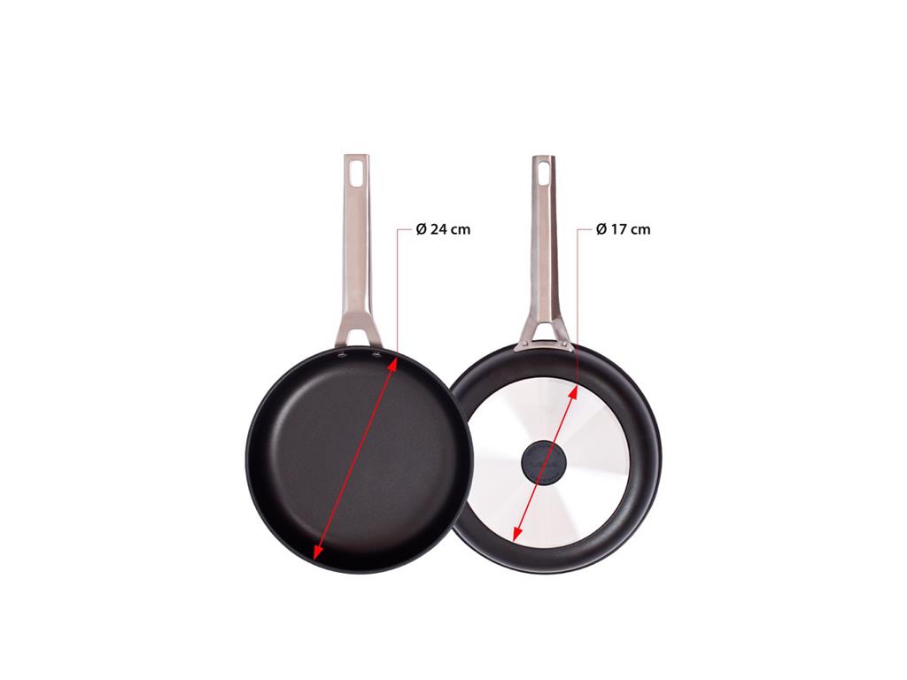 Aluminum pan / 24cm / 3mm / Nonstick