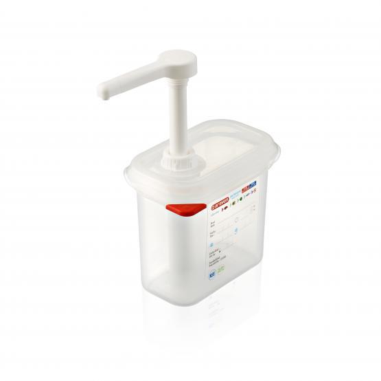Sauce Dispenser w/ Pump / GN 1/9 / 1.5L