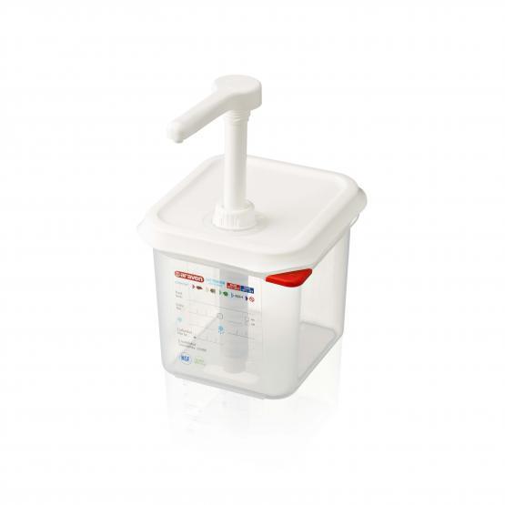 Sauce Dispenser w/ Pump / GN 1/6 / 2.6L