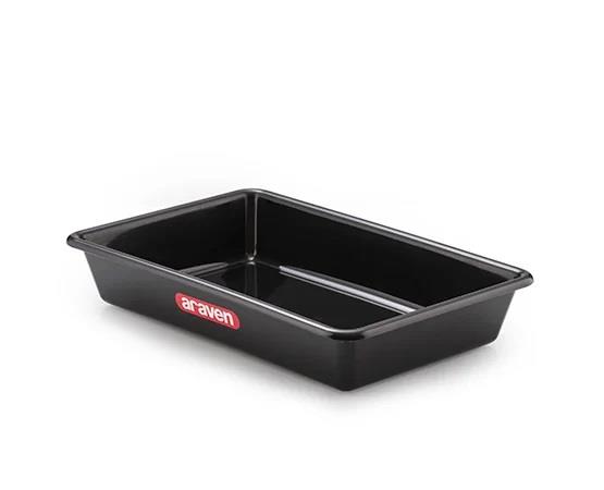 Black Flat Food Pan / 44x29x8cm / 5L