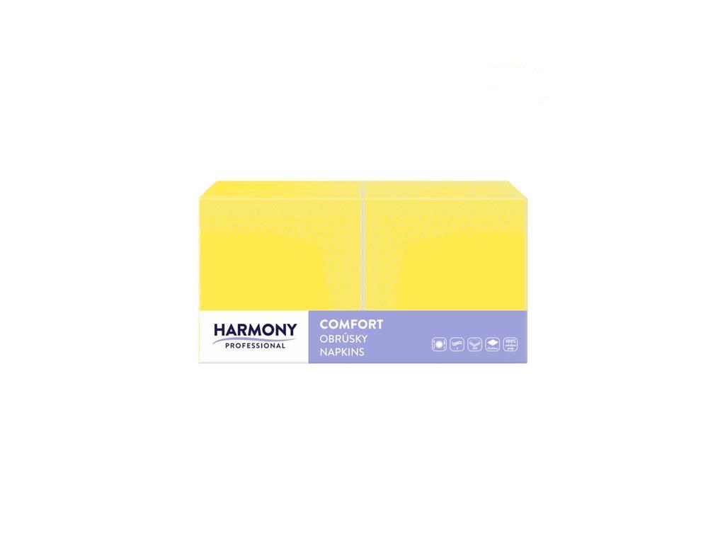 Napkins / 2ply / 24x24cm /yellow/ 250pcs
