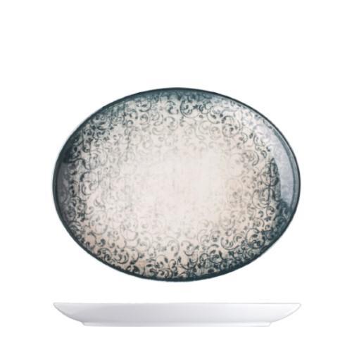 Isabelle Vintage Plate Oval / 20cm