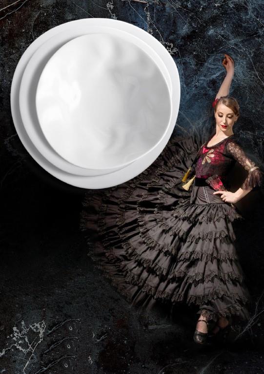 Flamenco Flat Plate / 25cm / 6 pcs