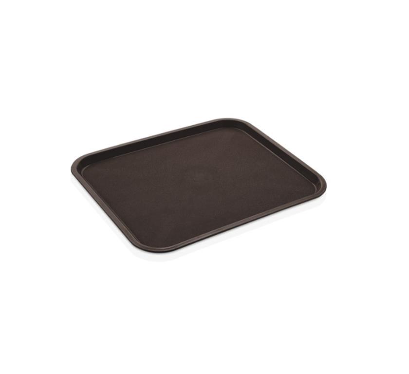 Fast Food Tray / 41x31cm / Brown / PP