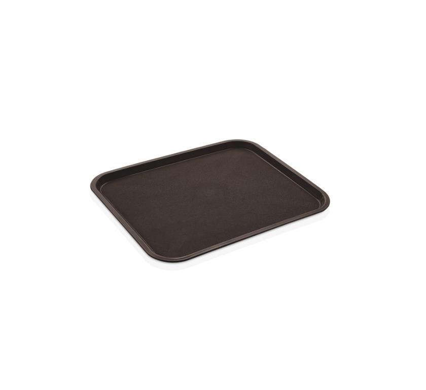 Fast Food Tray / 35x26cm / Brown / PP