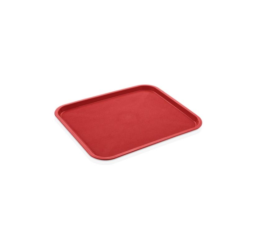 Fast Food Tray / 35x26cm / Red / PP
