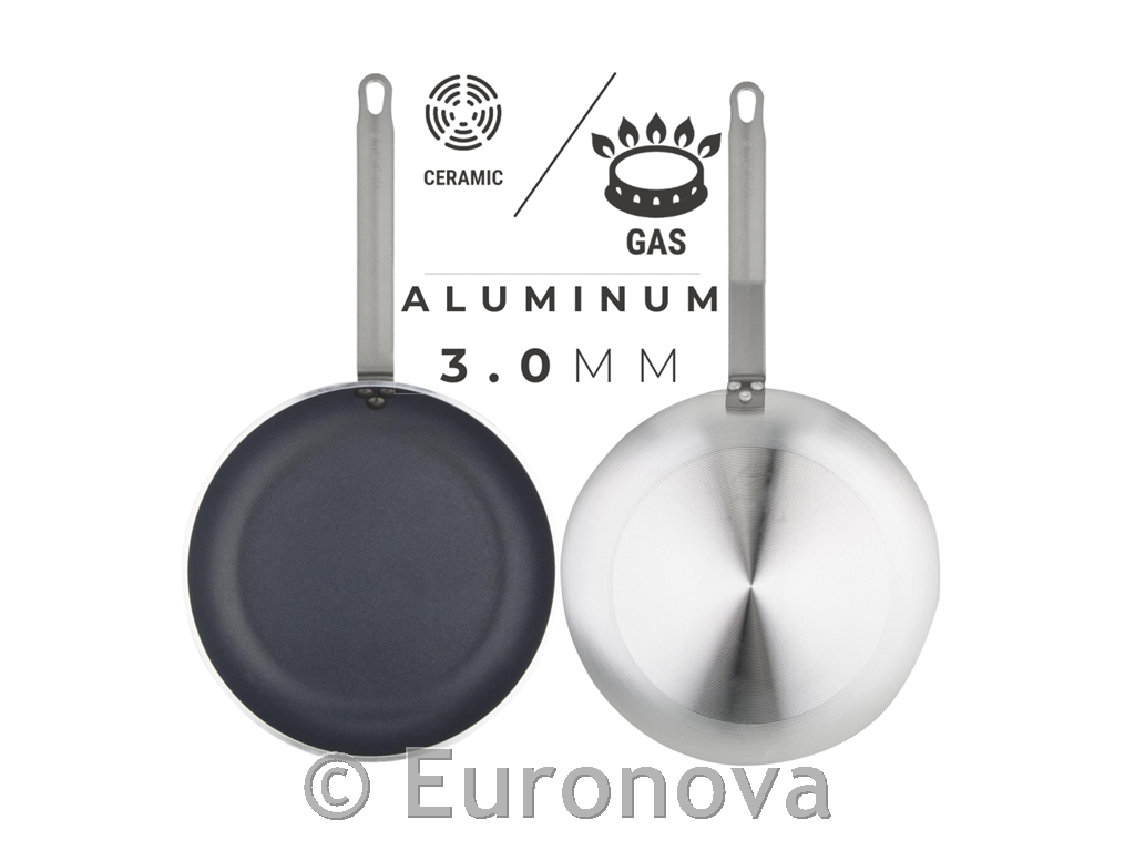 Alu Crepes Pan / 30cm /3mm/ Nonstick