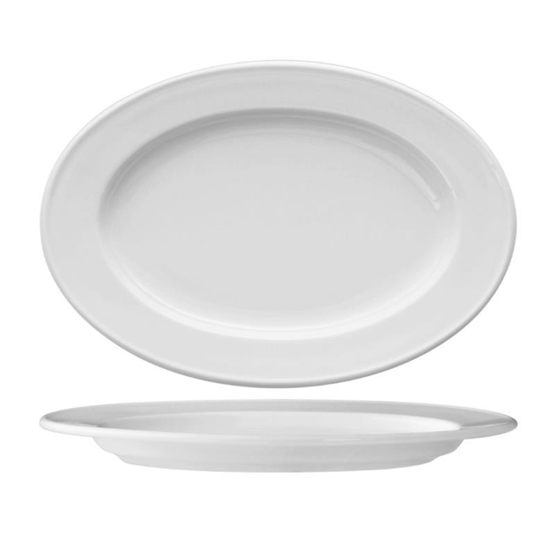 Delta Flat Plate / oval / 34cm