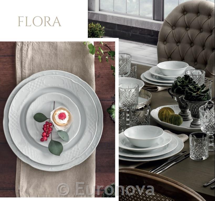 Flora Cup & Saucer / 16cl / 12 sets